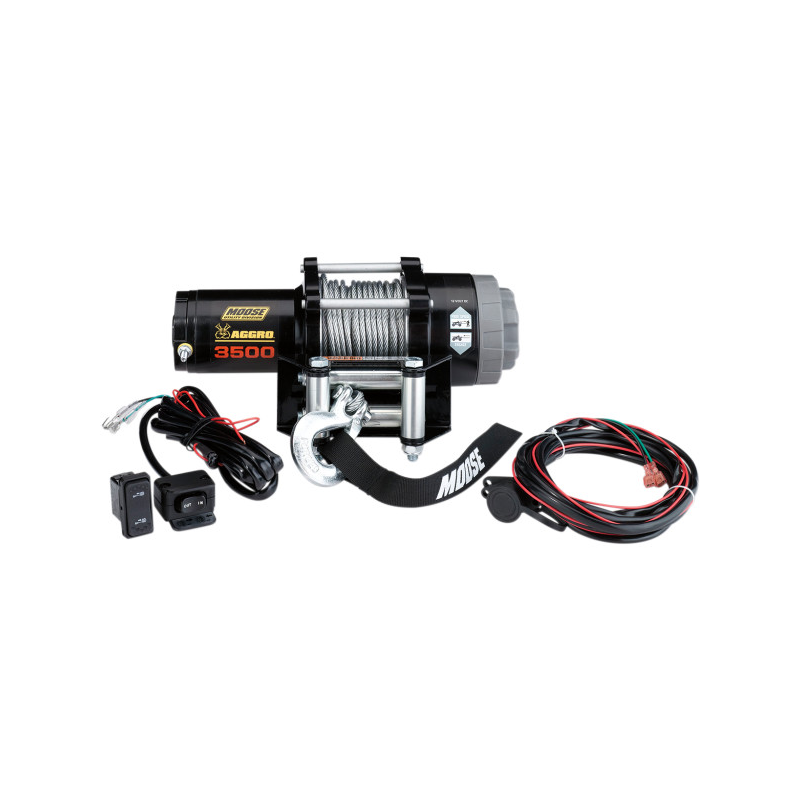 Verricello Elettrico Omologato 1587 Kg Cavo in Acciaio per UTV/ATVAmerican 4x4 - Accessori e ricambi per Muscle Car Quad e 4x4