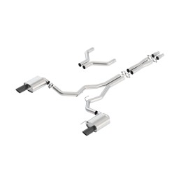 Auspuff Borla Cat-Back ATAK Split 3" Schwarz Chrom Ford Mustang GT 15-17