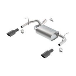 Auspuff Borla Axle-Back S-Touring Schwarz Chrom Jeep Wrangler JK 12-18
