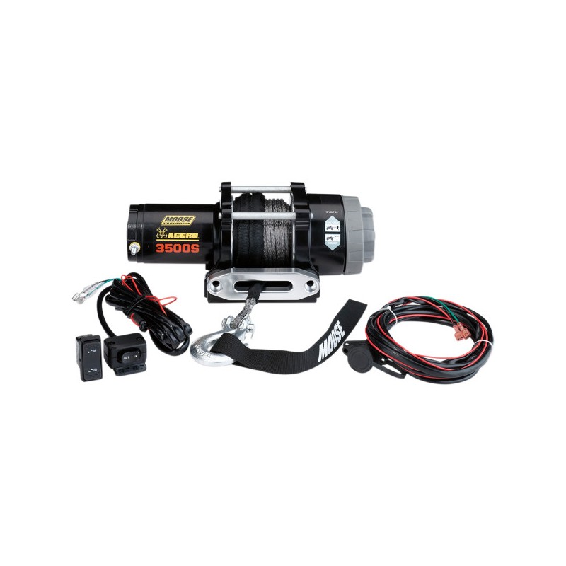 Elektrische Winde Zugelassenes 1587 Kg Synthetisches Kabel für UTV/ATV