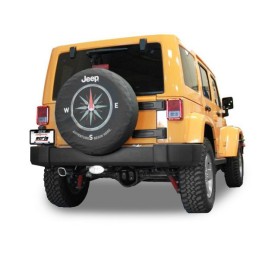 Échappement Borla Cat-Back S-Type Single Noir Chrome Jeep Wrangler JKU V6 3.6L 12-18