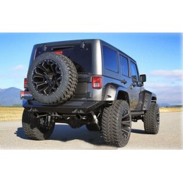 Exhaust Flowmaster Outlaw Axle-Back Dual Black Jeep Wrangler JK V6 3.6L 12-18