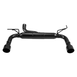 Exhaust Flowmaster Outlaw Axle-Back Dual Black Jeep Wrangler JK V6 3.6L 12-18