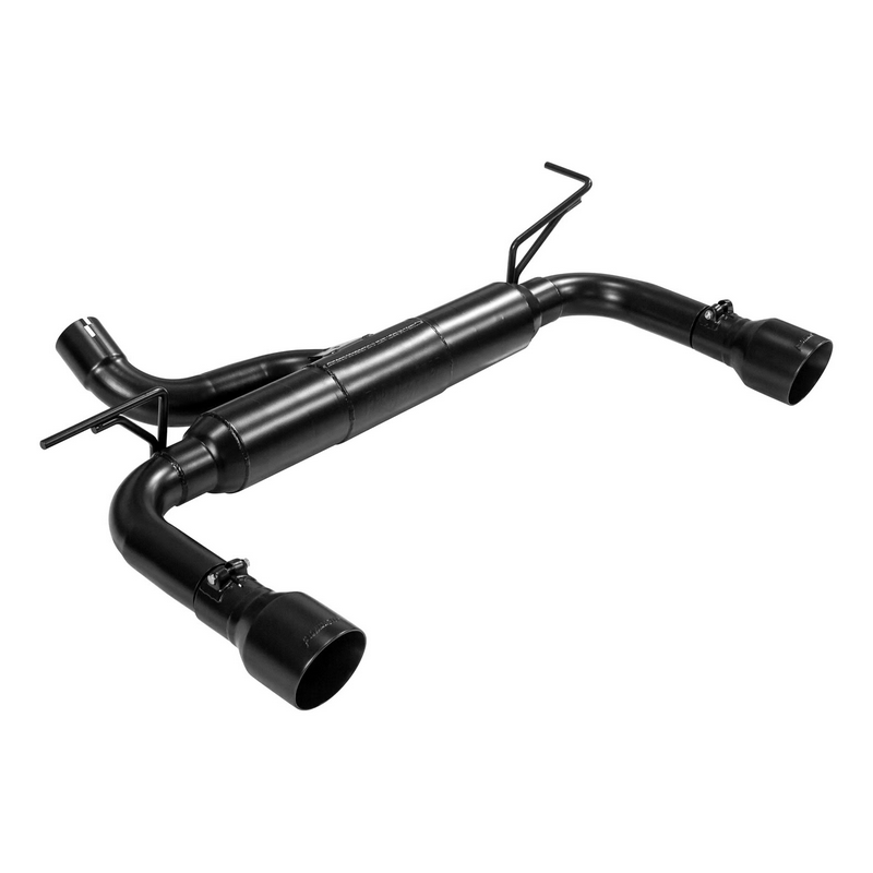Exhaust Flowmaster Outlaw Axle-Back Dual Black Jeep Wrangler JK V6 3.6L 12-18