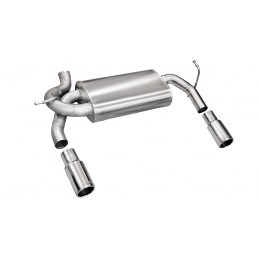 Auspuff Axle-Back Corsa Dual Sport Poliert Jeep Wrangler JK V6 3.6L 12-18