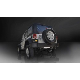 Échappement Axle-Back Corsa Dual Sport Poli Jeep Wrangler JK V6 3.6L 12-18