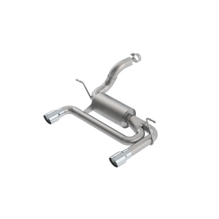 Auspuff Borla Axle-Back S-Type Dual Poliert Jeep Wrangler JL V6 3.6L 18-24