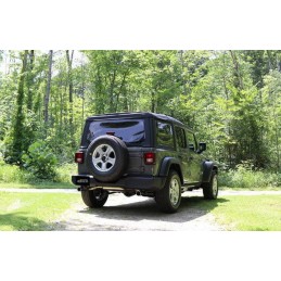 Exhaust Corsa Axle-Back Touring 2.5" Dual Polished Jeep Wrangler JL L4 2.0L 18-24