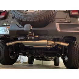 Échappement Corsa Axle-Back Sport 2.5" Turn Downs Poli Jeep Wrangler JL L4 2.0L 18-24