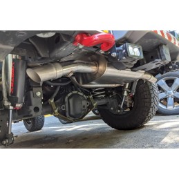 Auspuff Corsa Axle-Back Sport 2.5" Turn Downs Poliert Jeep Wrangler JL L4 2.0L 18-24