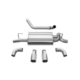Échappement Corsa Axle-Back Sport 2.5" Dual Poli Jeep Wrangler JL V6 3.6L 18-24
