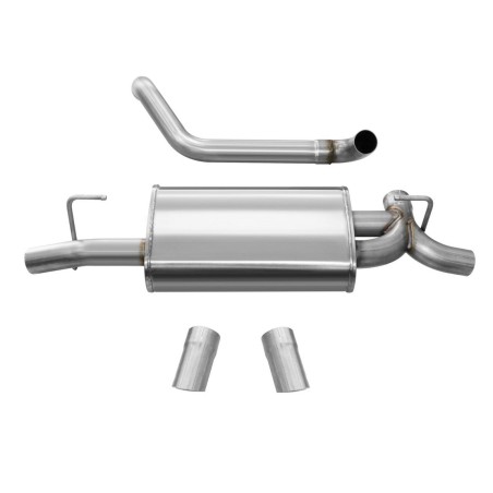 Scarico Corsa Axle-Back Sport 2.5" Turn Downs Lucido Jeep Wrangler JL V6 3.6L 18-24