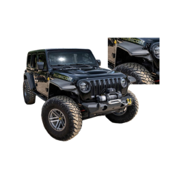 Kotflügel Bushwacker HyperForm Flat Jeep Wrangler JL L4 2.0L 18-24