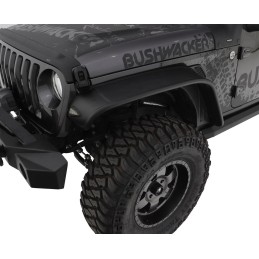 Ailes Garde-Boue Bushwacker Flat-Style Jeep Wrangler JL L4 2.0L 18-24