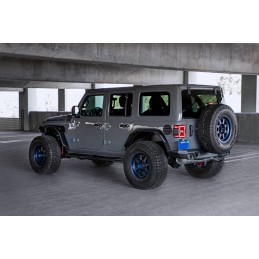 Garde-boue en tube d'acier Spec DV8 Offroad Jeep Wrangler JL L4 2.0L 18-24
