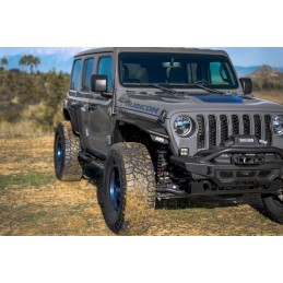 Garde-boue en tube d'acier Spec DV8 Offroad Jeep Wrangler JL L4 2.0L 18-24