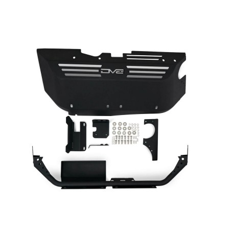 Exhaust DEF Skid Plate black Jeep Wrangler JL V6 3.6L EcoDiesel 20-24