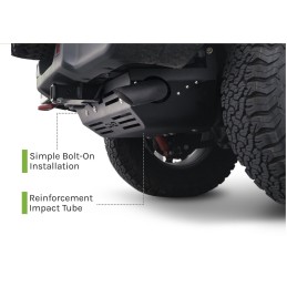Plaque de protection d'échappement DEF noir Jeep Wrangler JL V6 3.6L EcoDiesel 20-24