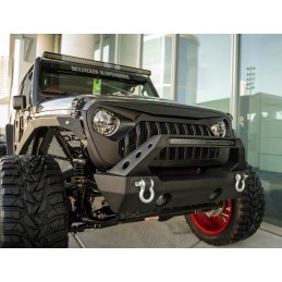 Griglia di ricambio anteriore Angry Eye nera Jeep Wrangler JL 18-24American 4x4 - Accessori e ricambi per Muscle Car Quad e 4x4