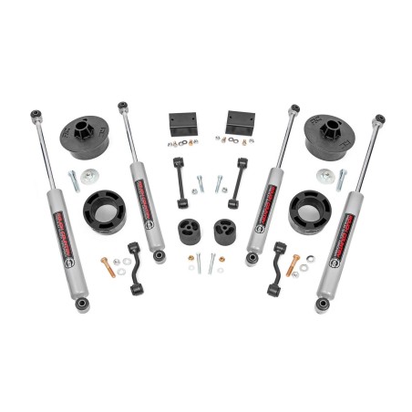 Kit di rialzo sospensioni Rough Country N3 2,5" Jeep Wrangler JL 4 porte 18-23