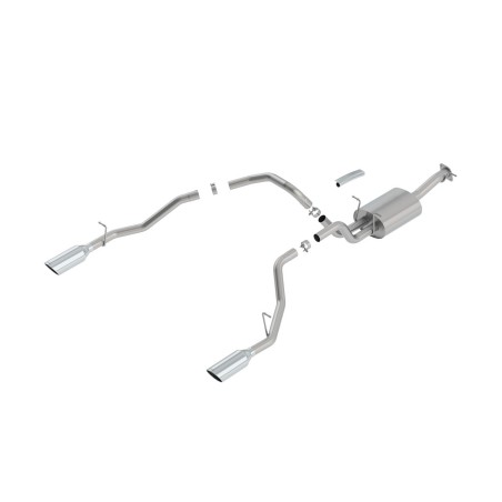 Auspuffsystem Borla Cat-Back Dual S-Type Angle-Cut Chr RAM 1500 5.7L V8 2019-24