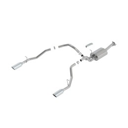 Exhaust System Borla Cat-Back Dual ATAK Angle-Cut Chr RAM 1500 5.7L V8 2019-24