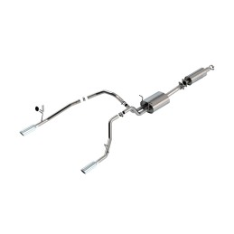 Sistema di scarico Borla Cat-Back Dual S-Type Angle-Cut Chr RAM 1500 3.6L V6 2019-24