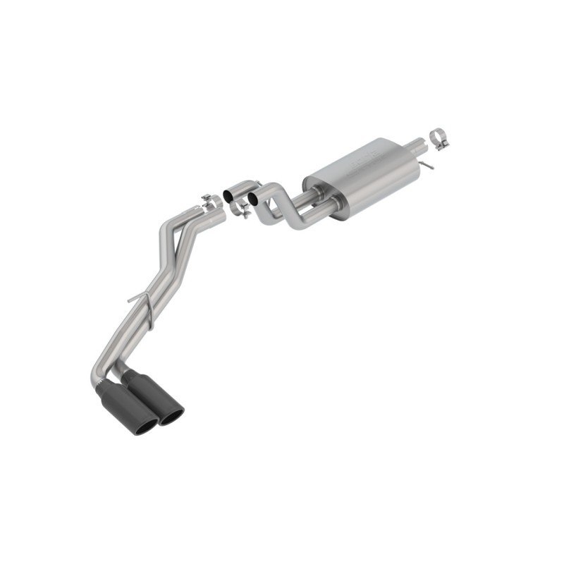 Exhaust System Borla Cat-Back Black Dual Tips Ford Ranger L4 2.3L/140 19-23