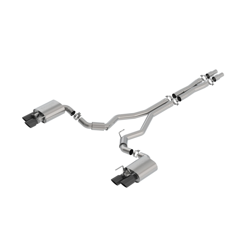 Auspuff Borla S-Type Cat-Back Schwarz Chrom Ford Mustang V8 5.0L/302 2018-23