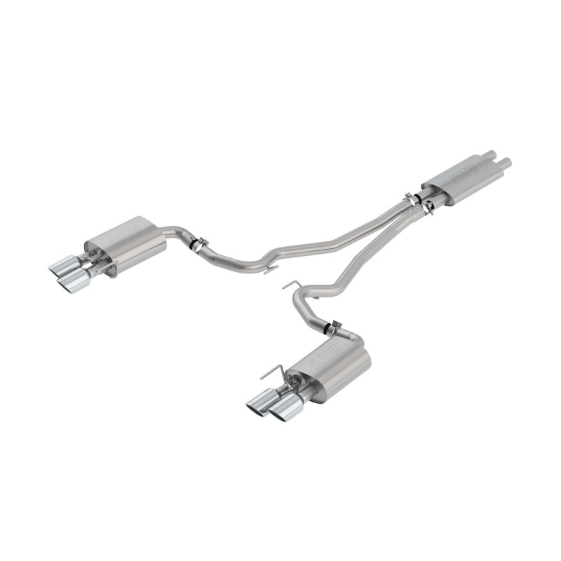 Scarico Borla Cat-Back Omologato ECE-R59 Lucido Ford Mustang V8 5.0L/302 2018-23