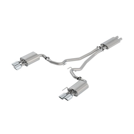 Auspuff Borla Cat-Back ECE-R59-zugelassen Poliert Ford Mustang V8 5.0L/302 2018-23