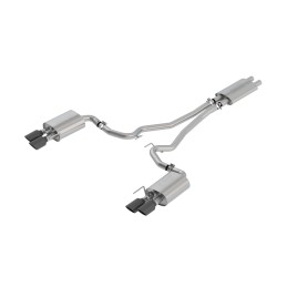 Échappement Borla Cat-Back Approuvé ECE-R59 Noir Chrome Ford Mustang V8 5.0L/302 2018-23