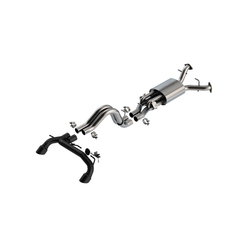 Auspuff Borla ATAK Cat-Back Slant CB Ford Bronco Raptor V6 3.0L 22-24