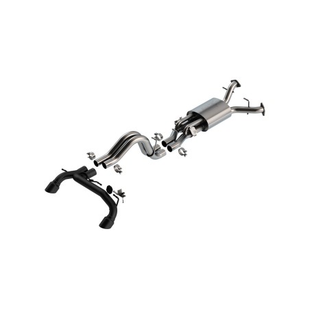 Échappement Borla ATAK Cat-Back Slant CB Ford Bronco Raptor V6 3.0L 22-24