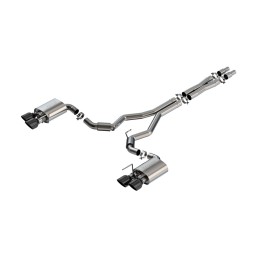 Échappement Borla Cat-Back S-Type Chrome Noir Ford Mustang Dark Horse 5.0L V8 2024-25