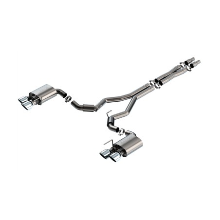 Auspuff Borla Cat-Back Atak Chrom Ford Mustang Dark Horse 5.0L V8 2024-25