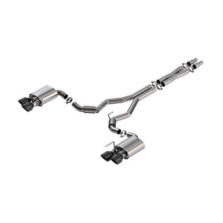 Exhaust Borla Cat-Back Atak Chrome Black Ford Mustang Dark Horse 5.0L V8 2024-25