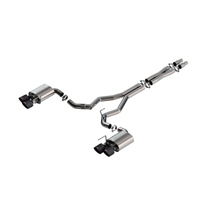 Auspuff Borla Cat-Back Atak CFB Ford Mustang Dark Horse 5.0L V8 2024-25