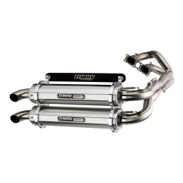 Exhausts System Trinity 2 into 2 Dual Stage 5 Inox Polaris RZR XP 1000 4X4 2024-25
