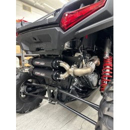Système d'échappement Trinity 2 en 2 Dual Stage 5 Noir Polaris RZR XP 1000 4X4 2024-25