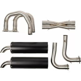 Système d'échappement Trinity 2 en 2 Dual Stage 5 Noir Polaris RZR XP 1000 4X4 2024-25