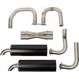 Auspuff System Trinity 2 in 2 Dual Stage 5 Schwarz Polaris RZR XP 1000 4X4 2024-25