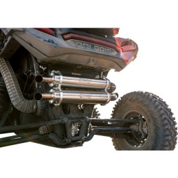 Pots d'échappement Trinity 2into2 Slip-On Dual Stage 5 Inox Polaris RZR XP 1000 4X4 2024-2025