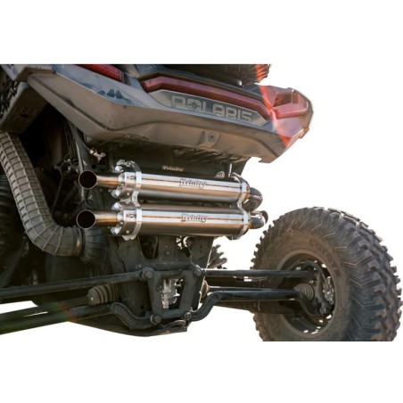 Pots d'échappement Trinity 2into2 Slip-On Dual Stage 5 Inox Polaris RZR XP 1000 4X4 2024-2025