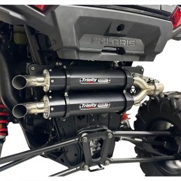 Système d'échappement Trinity 2 en 2 Dual Stage 5 Inox Polaris RZR XP 1000 4X4 2024-25