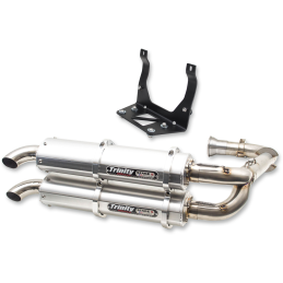 Système d'échappement 1 en 2 Dual Stage 5 Inox Trinity Can AM Maverick Turbo 900 X3 16-18
