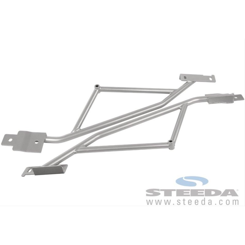Rear IRS Subframe Support Braces Steeda Ford Mustang 15-23