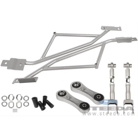 Cadres de bras de commande de suspension arrière Stop the Hop Steeda Ford Mustang 15-23
