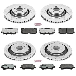 Kit complet avec disques et freins Hi-Performance Power Stop Z26 Ford Mustang 15-22