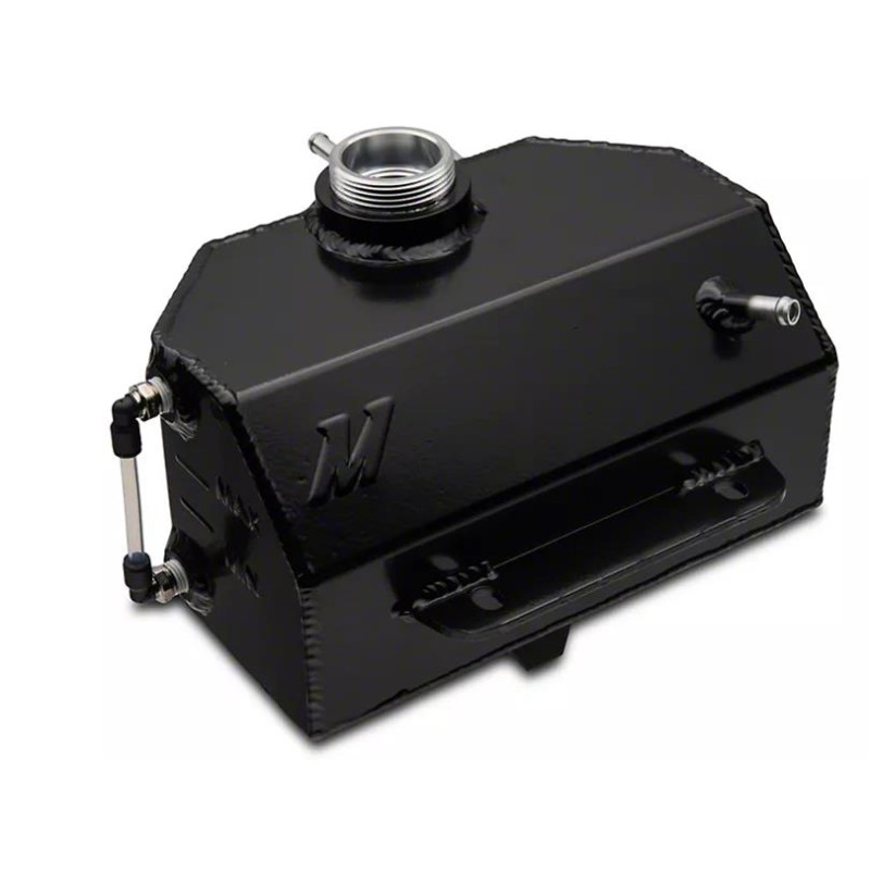 Réservoir noir de liquide de refroidissement en aluminium Mishimoto Ford Mustang 11-23 American 4x4 - Accessori e ricambi per Muscle Car Quad e 4x4